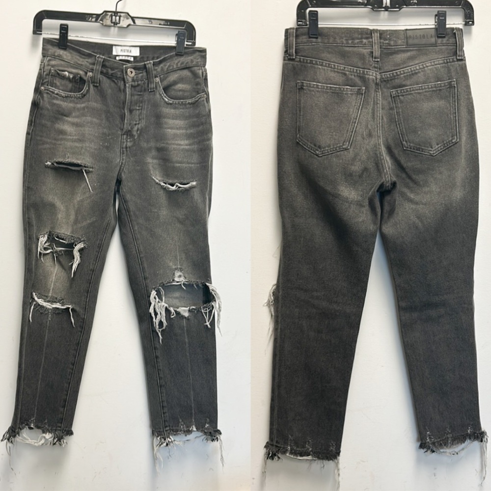 Pistola distressed charcoal Jeans